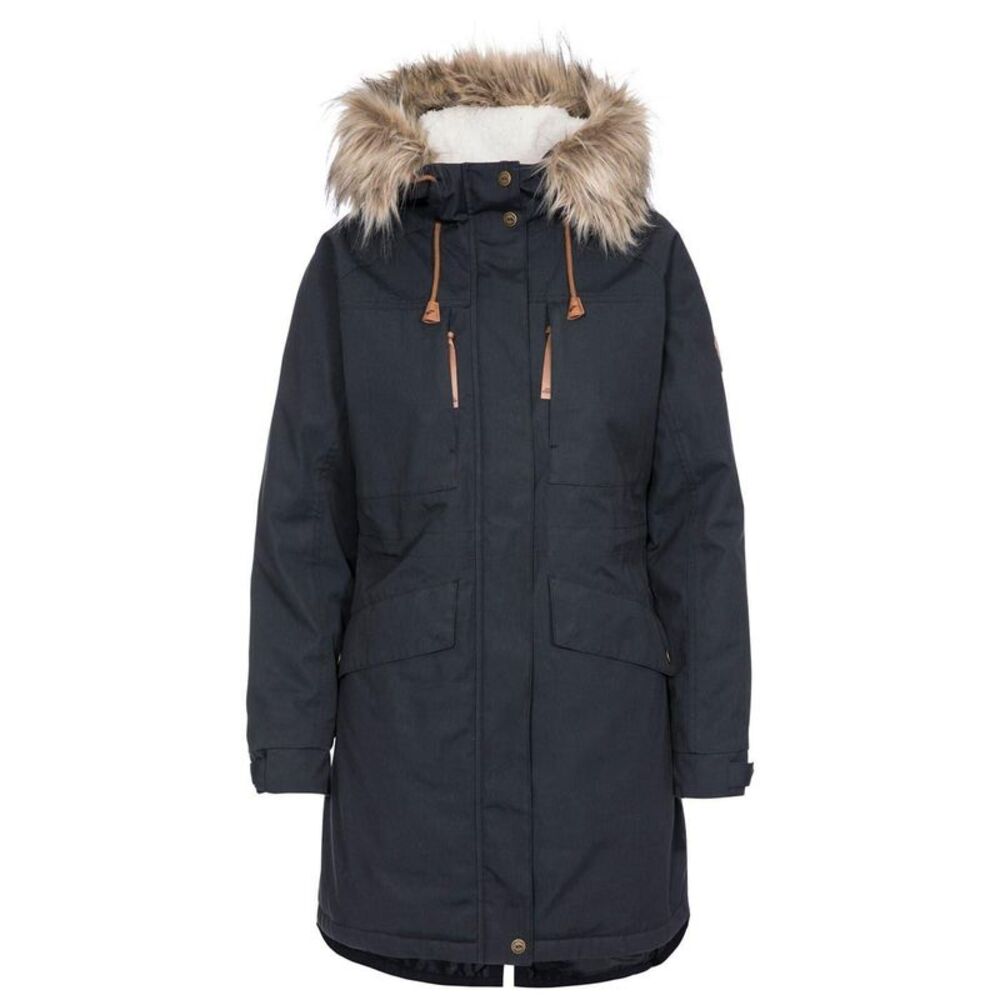 Trespass Womens/Ladies Faithful Waterproof Parka / Dark Grey